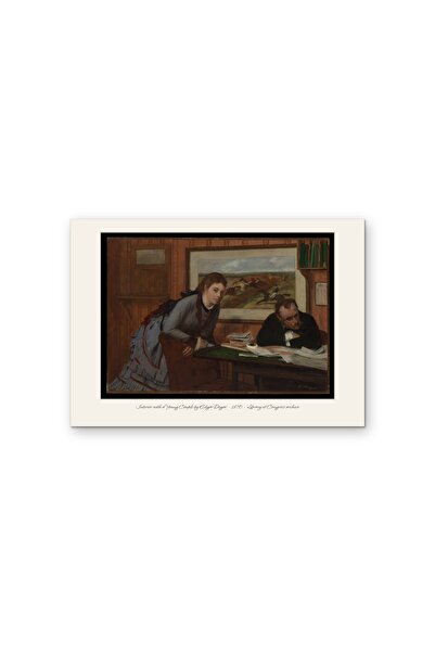 OEM Poster Cardboard 250g A4, Original Interior with a Young Couple by Edgar ...