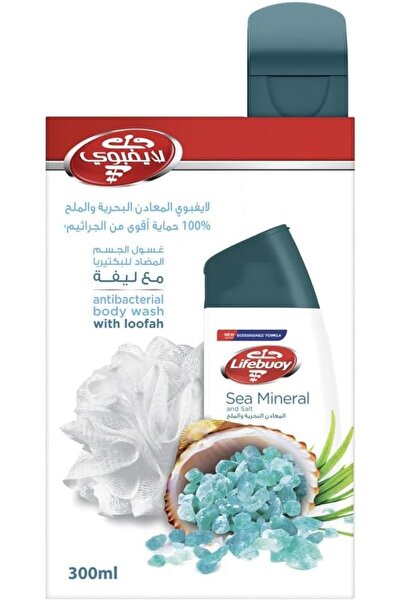 Lifebuoy غسول الجسم بالمعادن البحرية مع اللوف، 300 مل