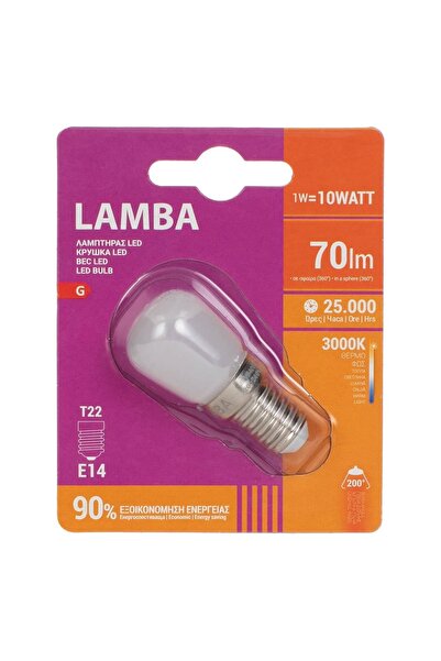 CATIANO Bec LED E14 1W - Lumină Caldă