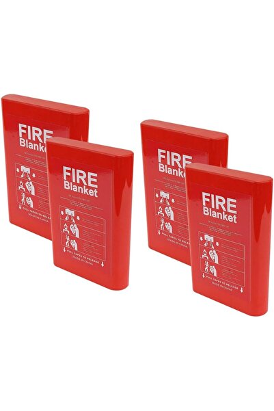 Generic Fire Blanket for Emergency Fire Suppression Fiberglass Layered 100% F...