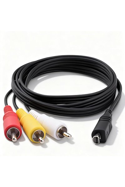 Generic كابل صوت وفيديو بديل لسوني، طراز VMC-15FS VMC-30FS، سلك كهربائي 10 سن...
