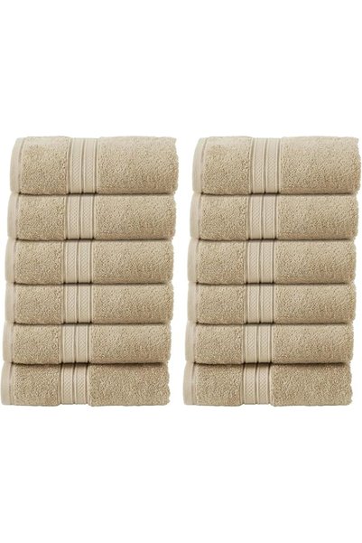 D DONETELLA FEEL THE LUXURY طقم مناشف يد دونيتيلا 6 قطع (40×70 سم) - 100% قطن...