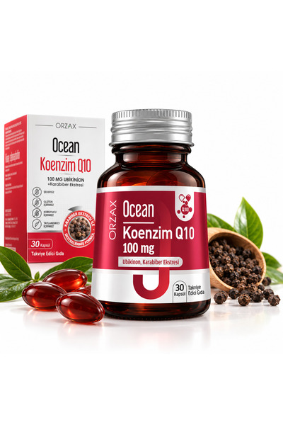 Ocean Koenzim Q10 100mg 30 Kapsül