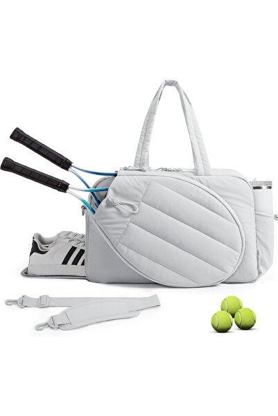 Generic Tennis Bag for Men Women, Tennis Racket Bag Holds 2 Rackets with Shoe...