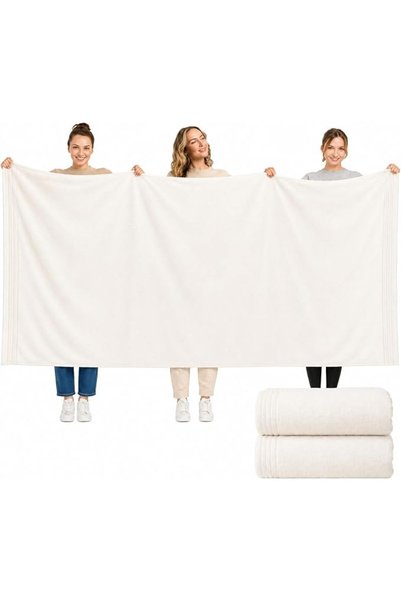 D DONETELLA FEEL THE LUXURY DONETELLA Bath Sheet (1 Piece, 90 X 180 cm) - Mic...