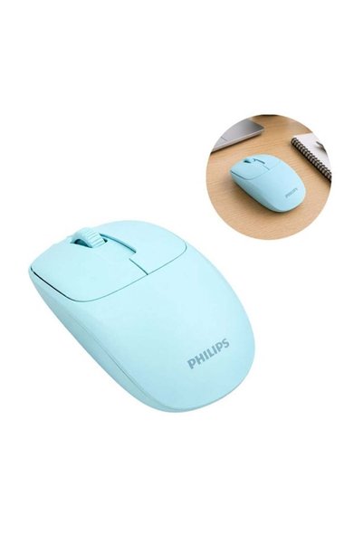 Philips SPK7398WJ/38 1600 DPI Sessiz Tıklama Mavi Kablosuz Ofis Mouse