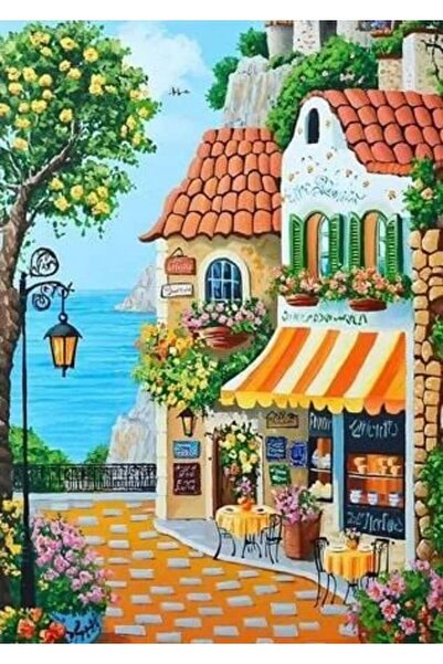 iğne izi 5d Elmas Boncuk Taş Işleme Mozaik Goblen Kit 40x50cm GC90571 Diamond...