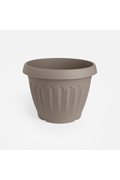 CATIANO Ghiveci Plastic Mocca Ø23x18cm - 4,48L