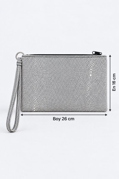 Soyoe Faux Leather Hand Bag, Stylish Wrist Strap Zippered Portfolio Multi-Purpose Cosmetic Wallet and Hand Wrist Bag