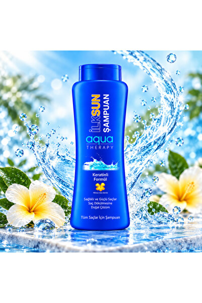 İLKSUN Aqua Therapy Keratinli Şampuan Tüm Saç Tipleri İçin