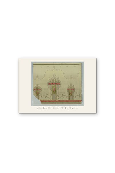 OEM Poster Vintage Model Tapet Antic 1905, Design American Istoric, Carton 25...