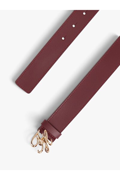 Tommy Hilfiger TH SCRIPT 3.0 Kadın Kırmızı Kemer - AW0AW18568