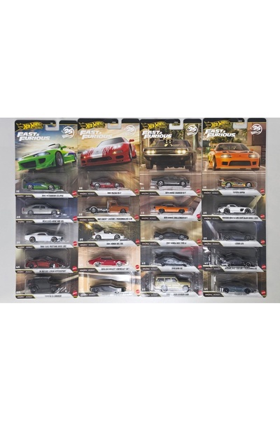 HOT WHEELS 25. Yıla özel seriler 4 set bir arada