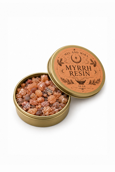 Mel and Mira Doğal Mürsafi Reçinesi Tütsüsü 20g | Ceremonial Incense Myrrh Fr...