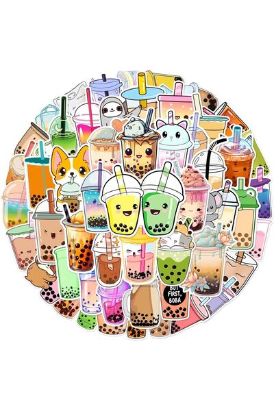 Generic 50 Pcs African Safari Animal Stickers Pack Cute Stickers for Kids Adu...