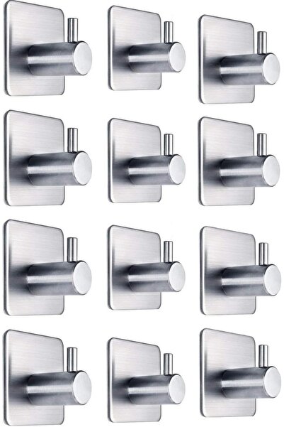 Generic Adhesive Towel Hooks 8pcs, Heavy Duty Wall Stainless Steel Hooks for ...