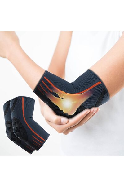 Generic Copper Elbow Compression Sleeve (Large), Elbow Brace for Tendonitis, ...