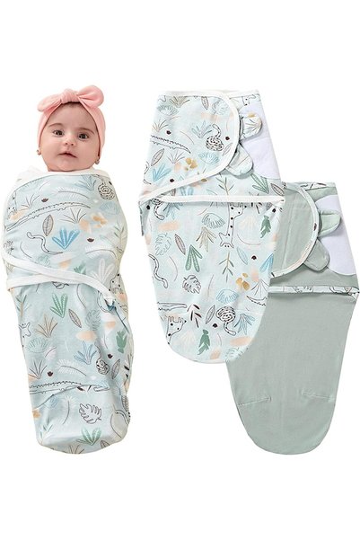 Generic Swaddle Blanket Cotton Knit Baby Wrap 1.0 Tog Newborn Wearable Swaddl...
