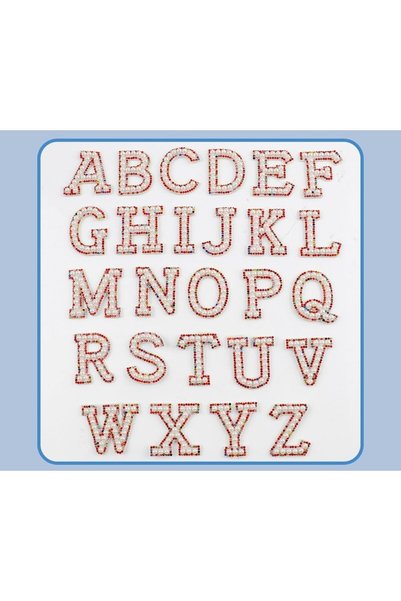 Generic jaffiust Iron on Patches, 26 Pack Alphabet