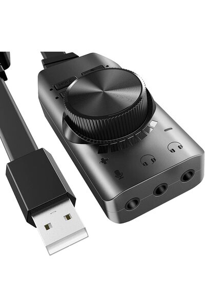 Generic USB Sound Card Adapter,External Sound Card USB to Audio Adapter with ...