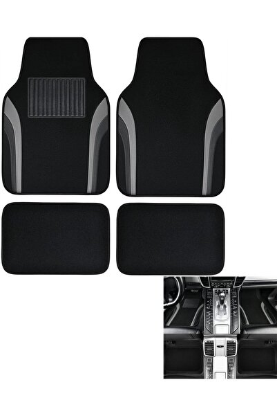Generic Linjie Car Floor Mat 4 Piece Set, Fabric Car Mats, Non-Slip Velvet Au...