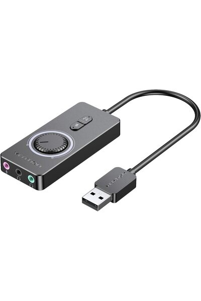 Generic USB External Sound Card USB to 3.5mm Audio Adapter USB to Earphone Mi...