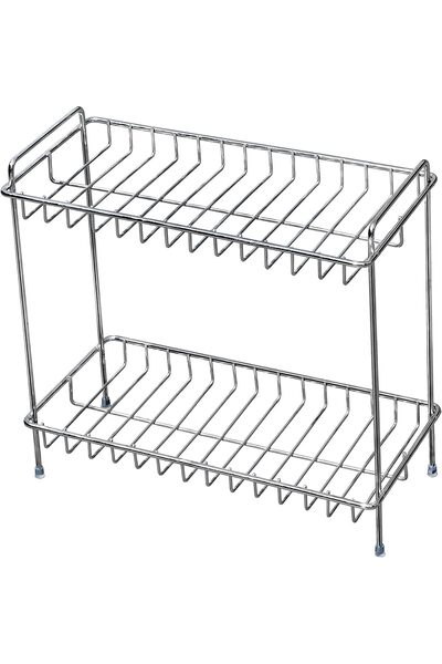 Generic Sulfar Kitchen Stand 2 Tier Trolley Container Organizer Spice Rack St...