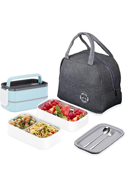 Generic TAPIT Stainless Steel Lunch Box - Insulated Bento Box Multifunctional...