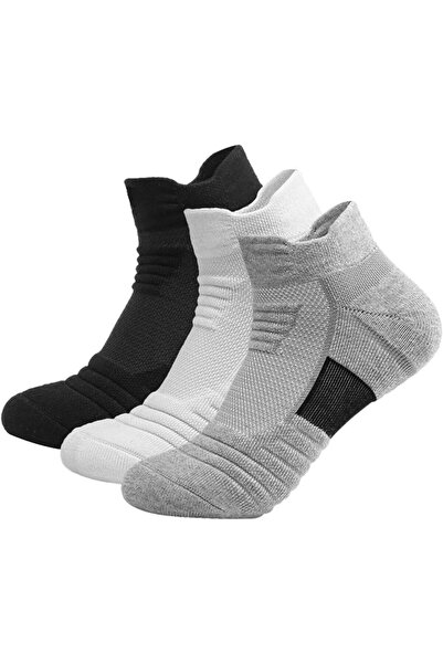 Generic 3 Pairs Men's Sports Socks, Thick Towel Bottom Breathable Non-Slip Sw...
