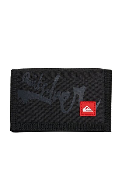 Quiksilver Το Καθημερινό Τρίπτυχο Πορτοφόλι Μαύρο