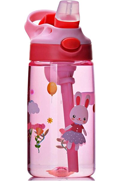Generic Children's Water Bottle, Cute Toddler Cup with Straw Leak-Proof Butto...