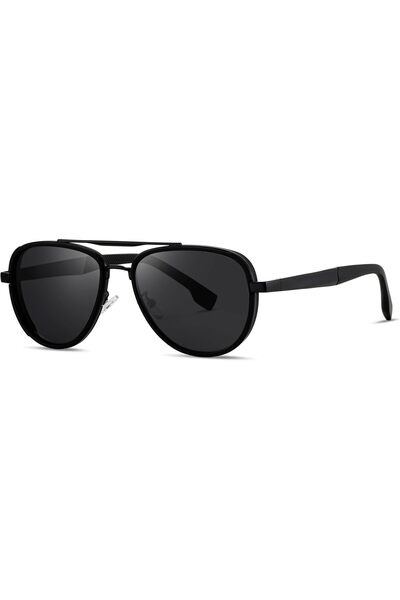 Generic Fashion Polarized Sunglasses for Men UV Protection Metal Frame