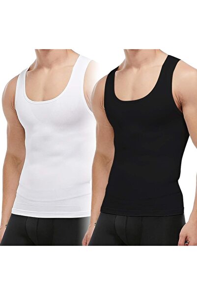 Generic Unisex Sleeveless Shirt Mens Slimming Body Shaper Vest