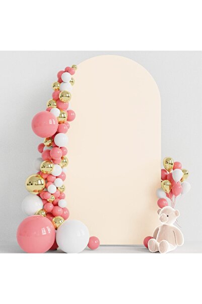 Generic Wedding Arch Cover Spandex Fitted Wedding Arch Stand Covers Round Top...