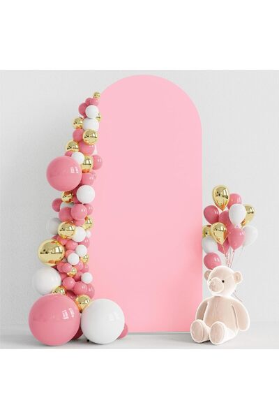 Generic Wedding Arch Cover Spandex Fitted Wedding Arch Stand Covers Round Top...