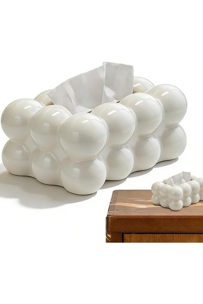 Generic Facial Tissue Paper Box Cover, Wooden Tissue Box Holder, Facial Tissu...