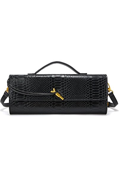 Generic ZMDB Crossbody Bag for Women, Elegant Crocodile-Textured PU Leather W...