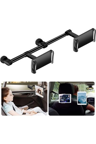 Generic Car Headrest Tablet Stand, Adjustable Headrest Tablet Mount Holder fo...