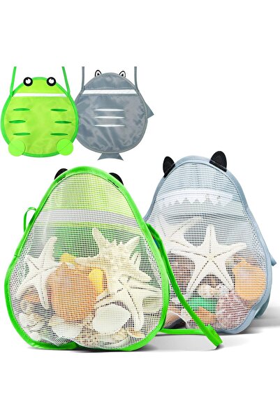 Generic Seashell Bags for Kids, Beach Mesh Shell Bag, Beach Bag for Kids with...