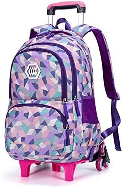 Generic Rolling Backpack, Kids' Luggage Wheeled Backpack for School