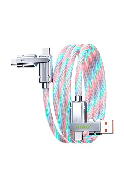 Generic Multi Ports Charger Cable 6 Combinations in One Cable USBA/USBC to US...