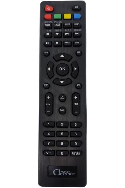 Generic Replacement Remote Control Compatible For Class Pro LCD - Black