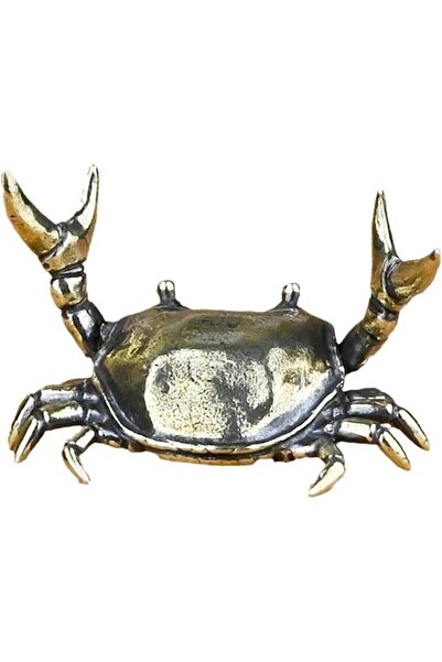 Generic Bronze Funny Crab Pen Holder – Weightlifting Crab Desk Stand for Pen ...