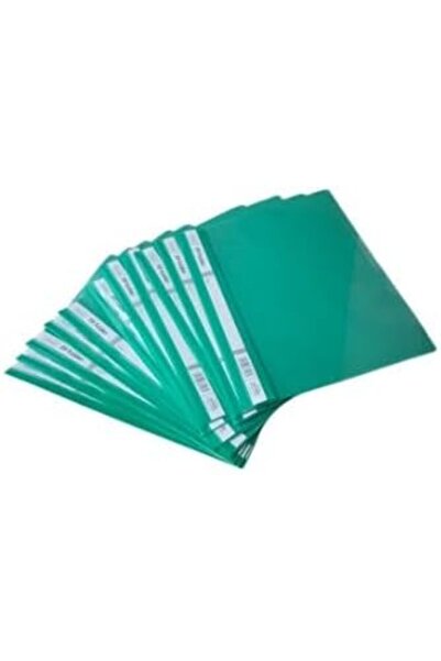 Generic Clear File Folders A4 Size, 12-Pack, Assorted Colours (WHITE)