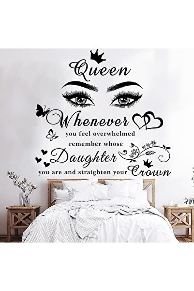 Generic Girls Inspirational Wall Stickers Wall Art Quote Queen Wall Decals Po...