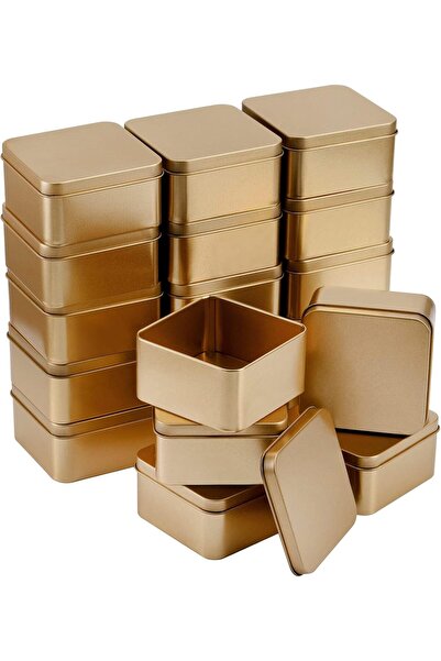 Generic 30 Pack Tin Boxes with Lids, Empty Metal Tins, Portable Storage Metal...