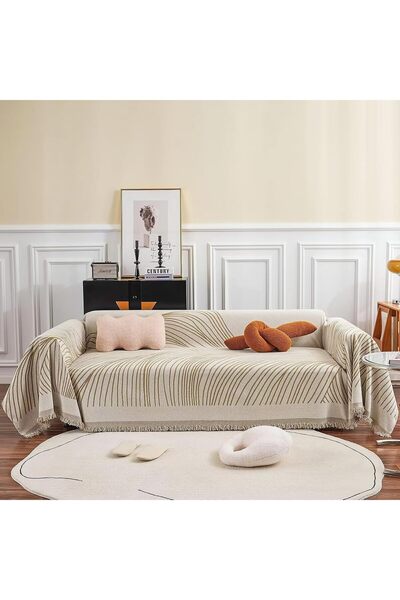 Generic Sofa Covers, Boho Couch Cover, Thick Chenille Sectional Sofa Cover Mo...
