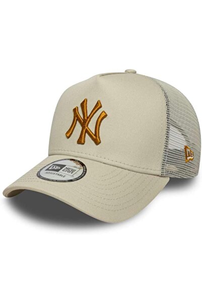Generic قبعة رجالية من LEAGUE ESS TRUCKER NEYYAN STNDOC، لون بيج فاتح، مقاس و...