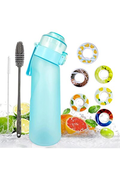 Generic زجاجة مياه رياضية سعة 650 مل، زجاجة مياه Air Up خالية من مادة BPA، كو...