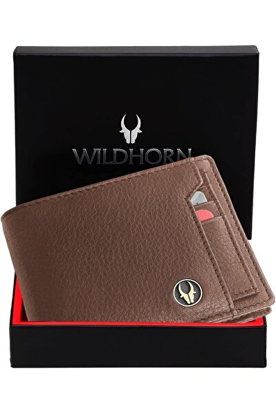 Generic RFID Protocted Leather Wallet for Men I 8 Card Slots I 2 Currency Com...